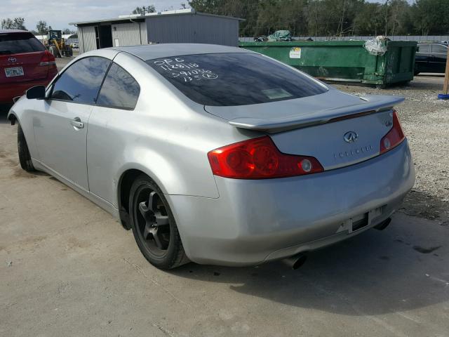 JNKCV54E83M201951 - 2003 INFINITI G35 SILVER photo 3