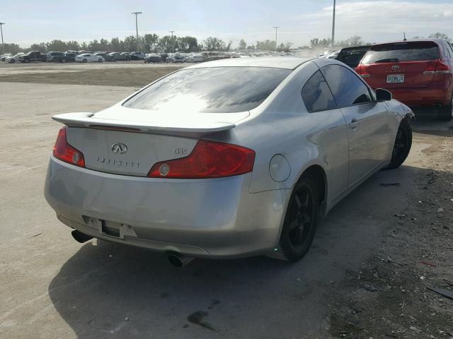 JNKCV54E83M201951 - 2003 INFINITI G35 SILVER photo 4