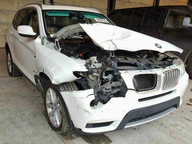 5UXWX7C55CL737640 - 2012 BMW X3 XDRIVE3 WHITE photo 1