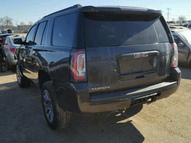 1GKS2BKC9FR269533 - 2015 GMC YUKON SLT BLACK photo 3