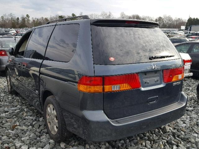 5FNRL18083B117162 - 2003 HONDA ODYSSEY EX GRAY photo 3