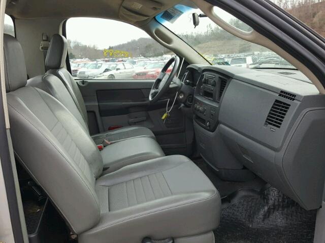 3D7KR26D97G773341 - 2007 DODGE RAM 2500 S SILVER photo 5