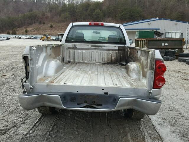 3D7KR26D97G773341 - 2007 DODGE RAM 2500 S SILVER photo 6