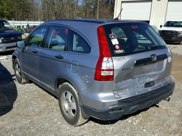 3CZRE38378G700852 - 2008 HONDA CR-V LX SILVER photo 3