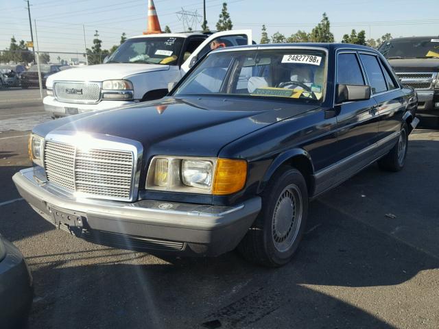 WDBCA37D0FA107846 - 1985 MERCEDES-BENZ 500 SEL BLUE photo 2