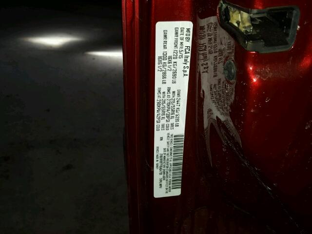 ZFBERFBT7F6A64781 - 2015 RAM PROMASTER 红色 照片 10