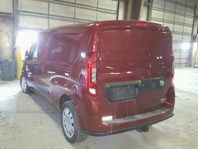 ZFBERFBT7F6A64781 - 2015 RAM PROMASTER RED photo 3