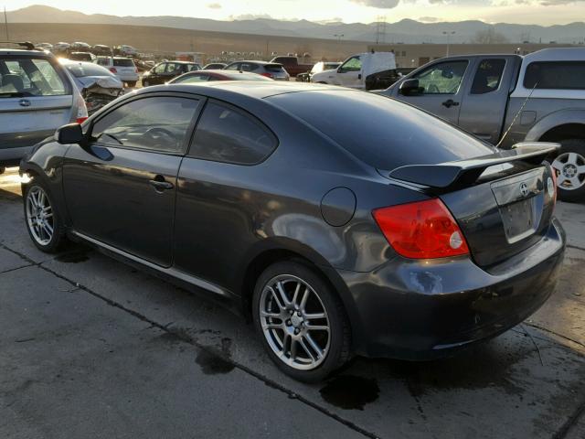 JTKDE167660127530 - 2006 TOYOTA SCION TC CHARCOAL photo 3