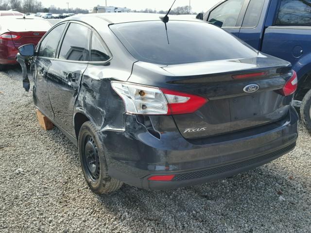 1FAHP3F20CL120821 - 2012 FORD FOCUS SE BLACK photo 3