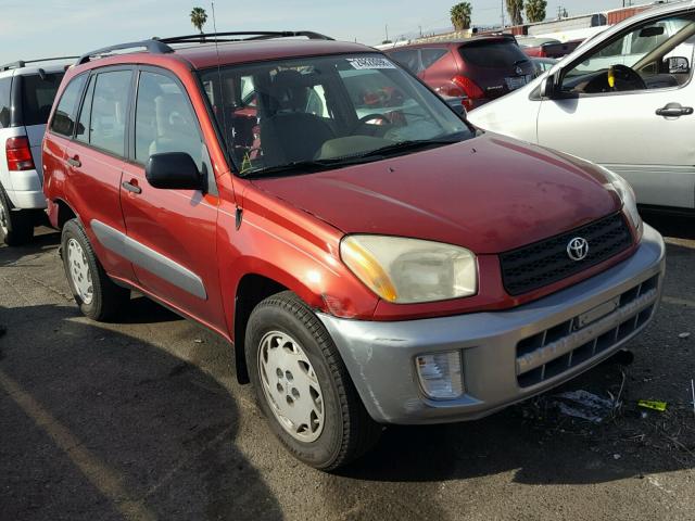 JTEGH20V430111665 - 2003 TOYOTA RAV4 RED photo 1