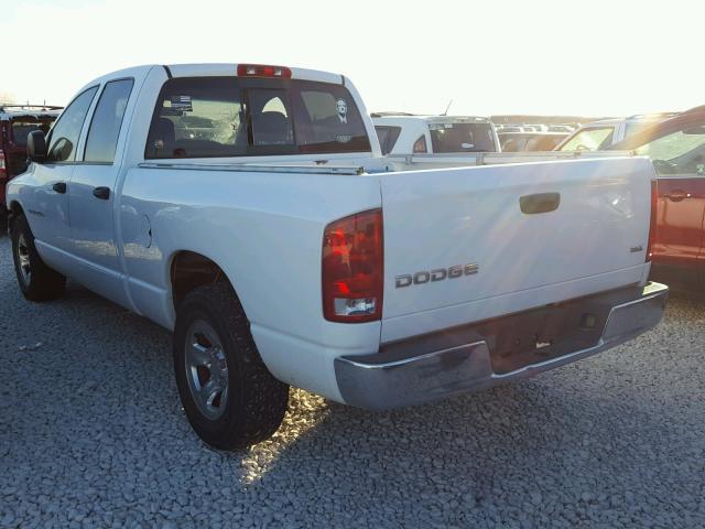 1D7HA18N43J622613 - 2003 DODGE RAM 1500 S WHITE photo 3