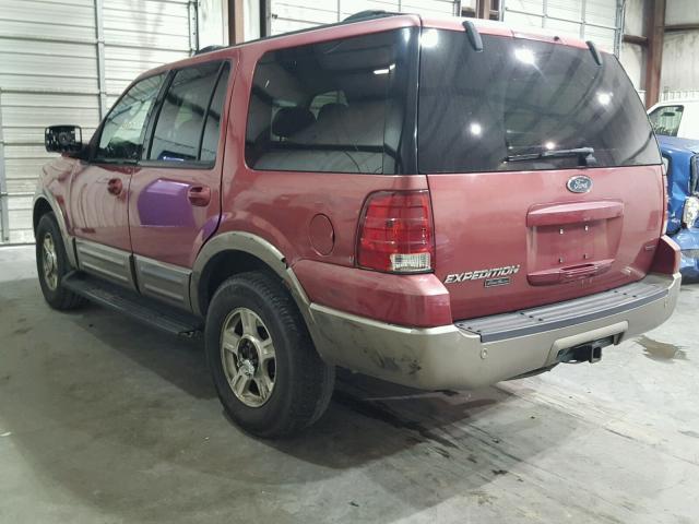 1FMFU17L43LA60138 - 2003 FORD EXPEDITION MAROON photo 3