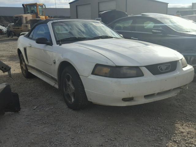 1FAFP44604F200767 - 2004 FORD MUSTANG WHITE photo 1