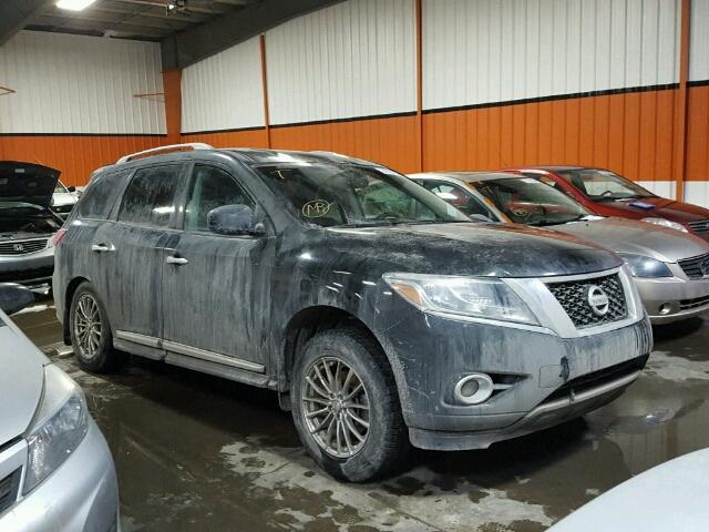 5N1AR2MM8DC636670 - 2013 NISSAN PATHFINDER BLACK photo 1