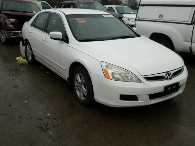 JHMCM56337C019049 - 2007 HONDA ACCORD SE WHITE photo 1