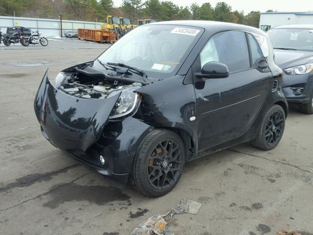 WMEFJ5DA8GK059627 - 2016 SMART FORTWO BLACK photo 2