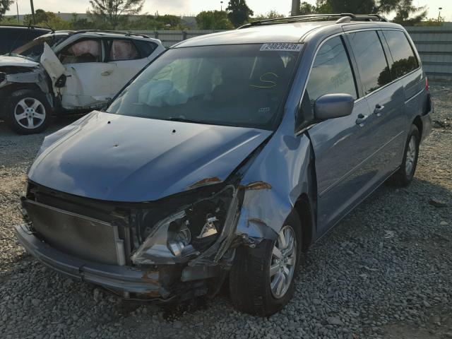 5FNRL3H4XAB059163 - 2010 HONDA ODYSSEY EX SILVER photo 2