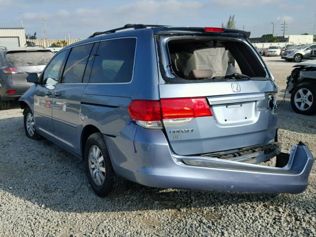 5FNRL3H4XAB059163 - 2010 HONDA ODYSSEY EX SILVER photo 3