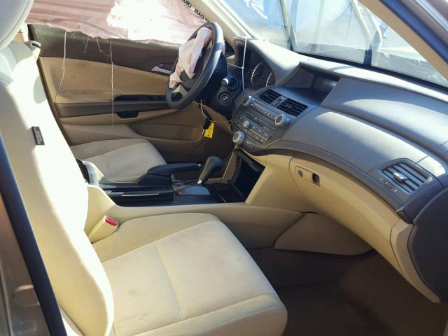 JHMCP26308C076560 - 2008 HONDA ACCORD LX TAN photo 5