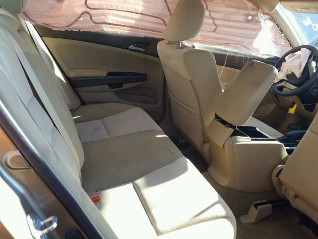 JHMCP26308C076560 - 2008 HONDA ACCORD LX TAN photo 6