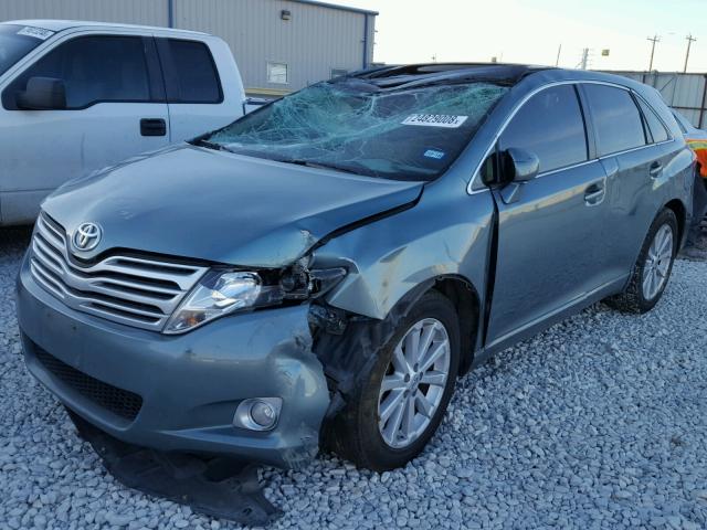 4T3ZA3BB3AU023869 - 2010 TOYOTA VENZA BASE GREEN photo 2