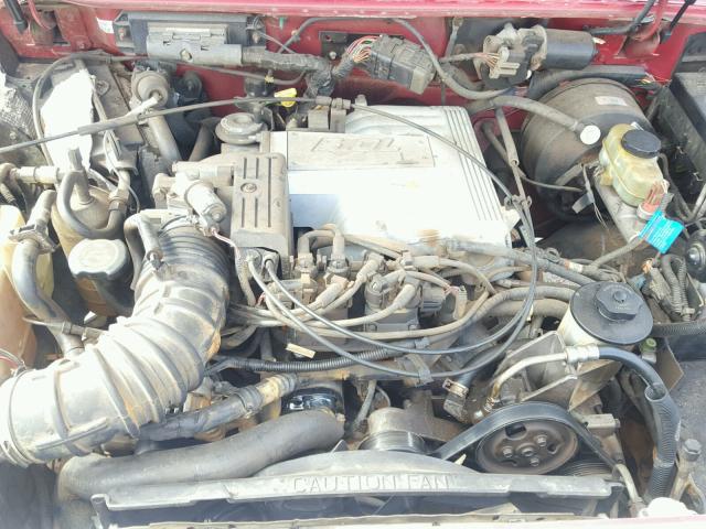 4M2DU52P9VUJ56805 - 1997 MERCURY MOUNTAINEE RED photo 7