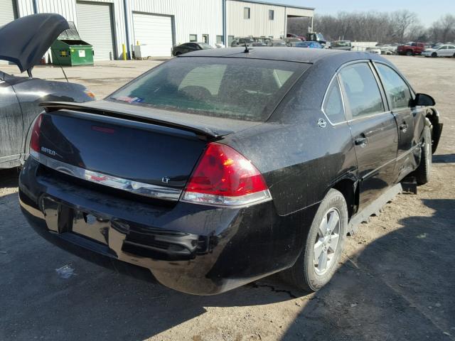 2G1WT57K191138727 - 2009 CHEVROLET IMPALA 1LT BLACK photo 4