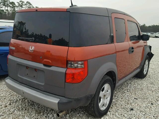 5J6YH28655L018588 - 2005 HONDA ELEMENT EX ORANGE photo 4