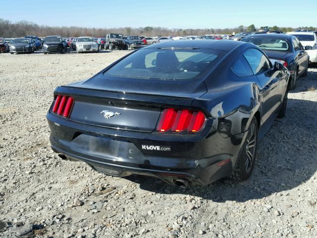 1FA6P8TH1G5326236 - 2016 FORD MUSTANG BLACK photo 4