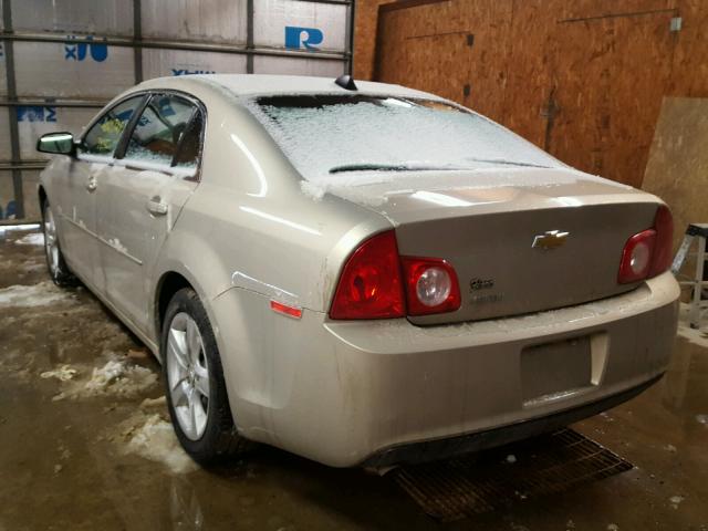 1G1ZB5E09CF323366 - 2012 CHEVROLET MALIBU LS GOLD photo 3