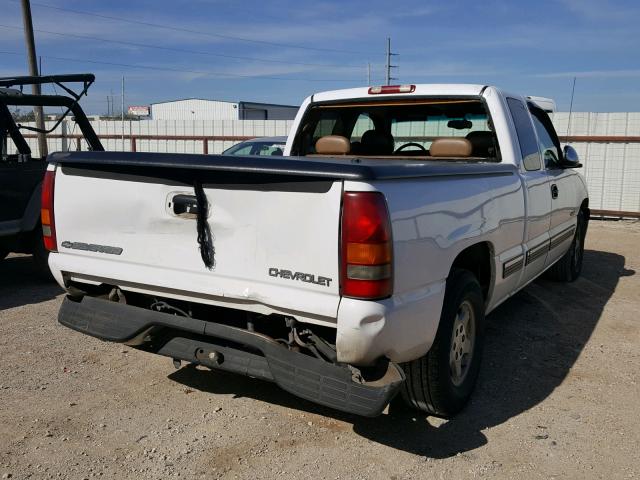 1GCEC19T5XZ116784 - 1999 CHEVROLET SILVERADO WHITE photo 4