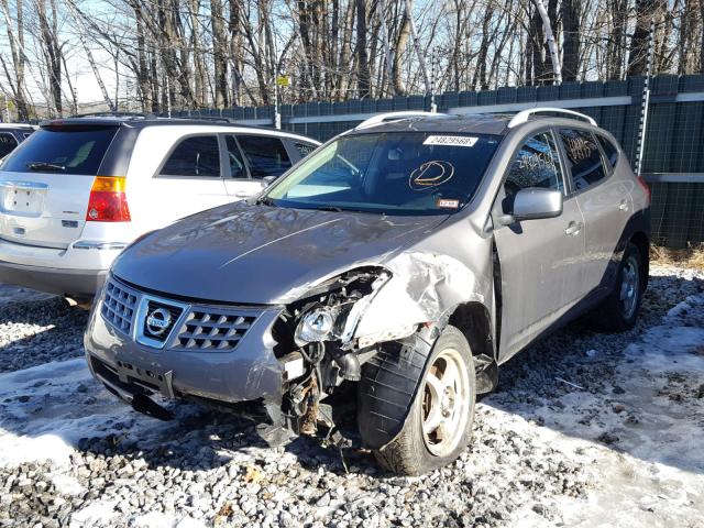 JN8AS58V59W167061 - 2009 NISSAN ROGUE S GRAY photo 2