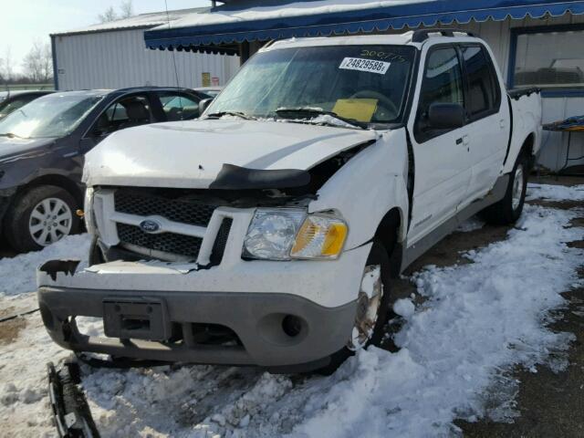 1FMZU77E41UA52758 - 2001 FORD EXPLORER S WHITE photo 2