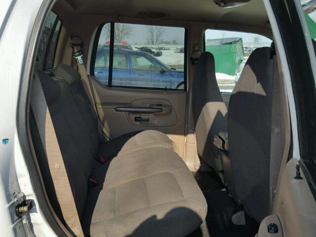1FMZU77E41UA52758 - 2001 FORD EXPLORER S WHITE photo 6