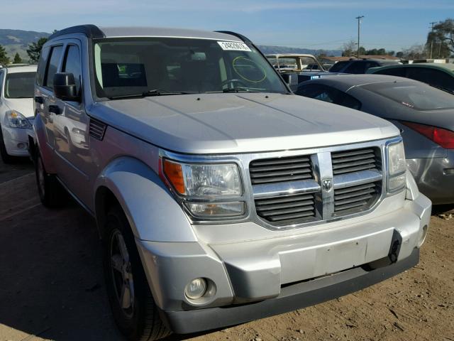 1D8GT58K07W624883 - 2007 DODGE NITRO SLT SILVER photo 1