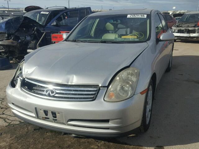 JNKCV51E43M323744 - 2003 INFINITI G35 SILVER photo 2