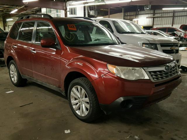 JF2SHACC0BH705450 - 2011 SUBARU FORESTER 2 RED photo 1