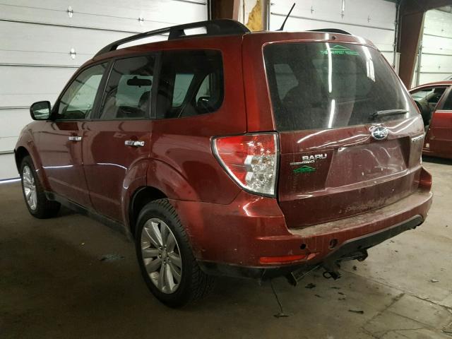JF2SHACC0BH705450 - 2011 SUBARU FORESTER 2 RED photo 3