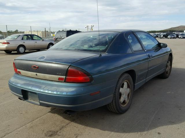 2G1WX12X3V9223225 - 1997 CHEVROLET MONTE CARL GREEN photo 4