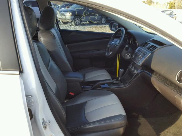 1YVHZ8CH7A5M45388 - 2010 MAZDA 6 I SILVER photo 5