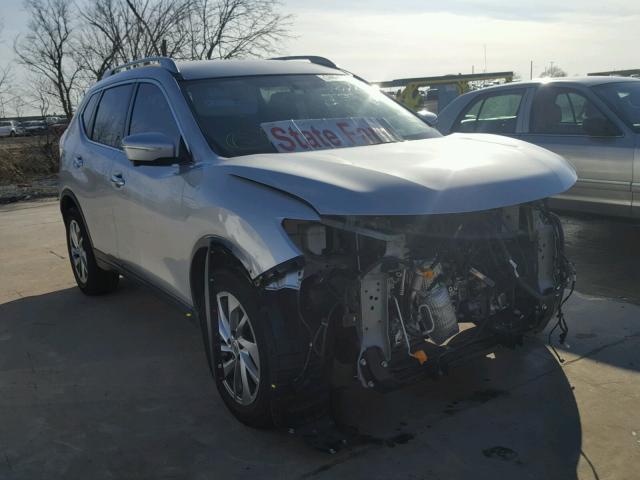 5N1AT2MT7FC786460 - 2015 NISSAN ROGUE S SILVER photo 1