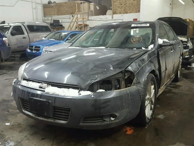 2G1WC5EM2A1244791 - 2010 CHEVROLET IMPALA LTZ GRAY photo 2