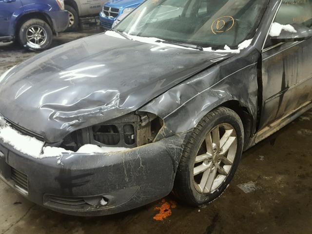 2G1WC5EM2A1244791 - 2010 CHEVROLET IMPALA LTZ GRAY photo 9