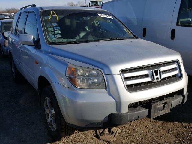 5FNYF18657B020322 - 2007 HONDA PILOT EXL SILVER photo 1