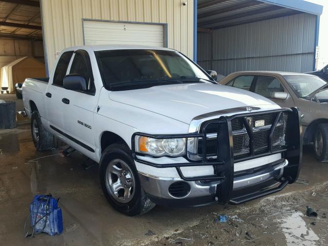 1D7HA18NX5S178621 - 2005 DODGE RAM 1500 S WHITE photo 1