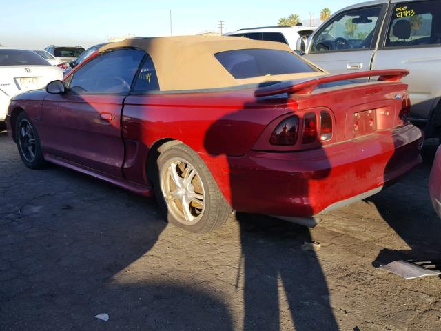 1FALP45X9VF145098 - 1997 FORD MUSTANG GT RED photo 3