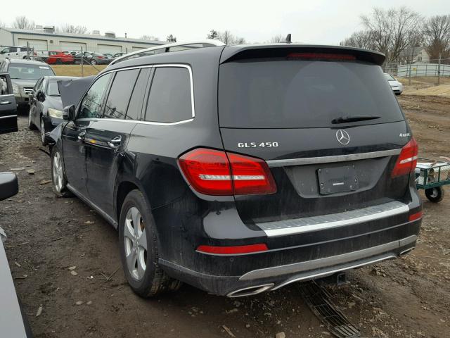 4JGDF6EE9HA782422 - 2017 MERCEDES-BENZ GLS 450 4M BLACK photo 3