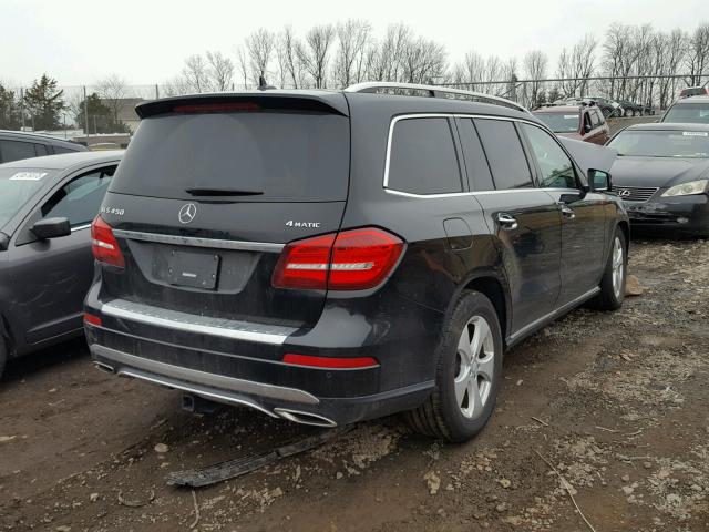 4JGDF6EE9HA782422 - 2017 MERCEDES-BENZ GLS 450 4M BLACK photo 4