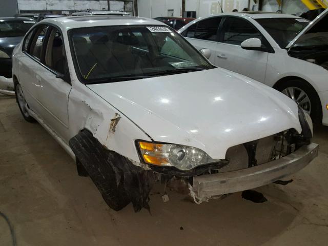 4S3BL626267210040 - 2006 SUBARU LEGACY 2.5 WHITE photo 1