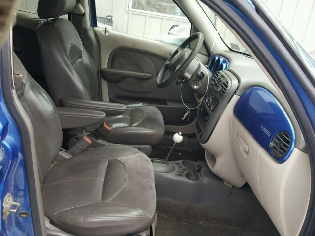 3C8FY68B73T574080 - 2003 CHRYSLER PT CRUISER BLUE photo 5